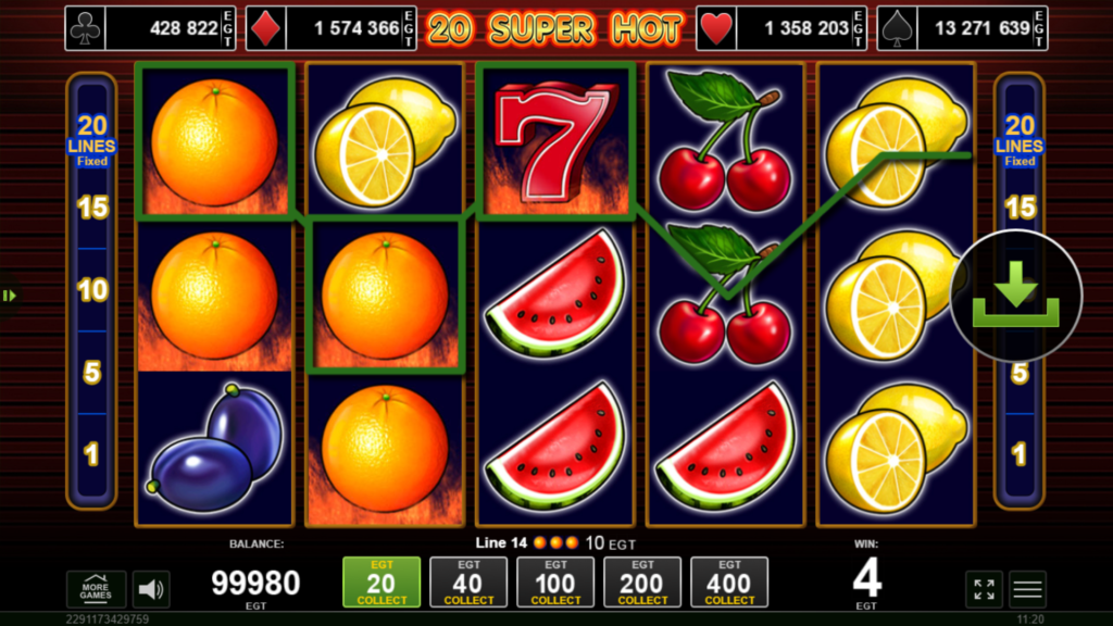 20 Super Hot Slot Game