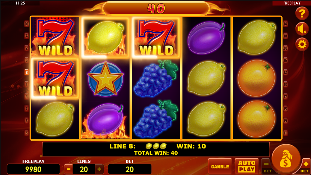 Hot Fruits 20 Slot Game