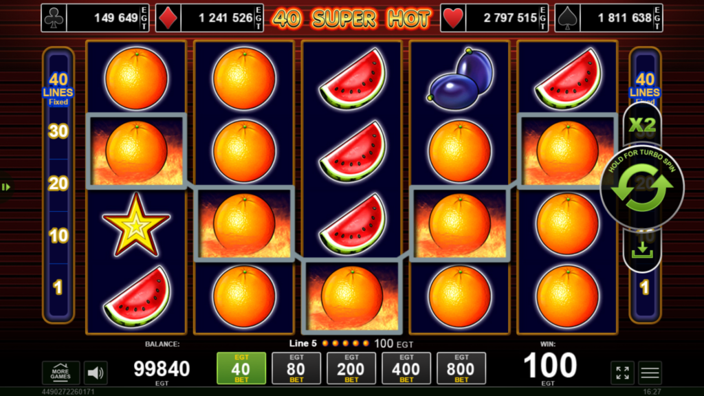 40 Super Hot Slot Game