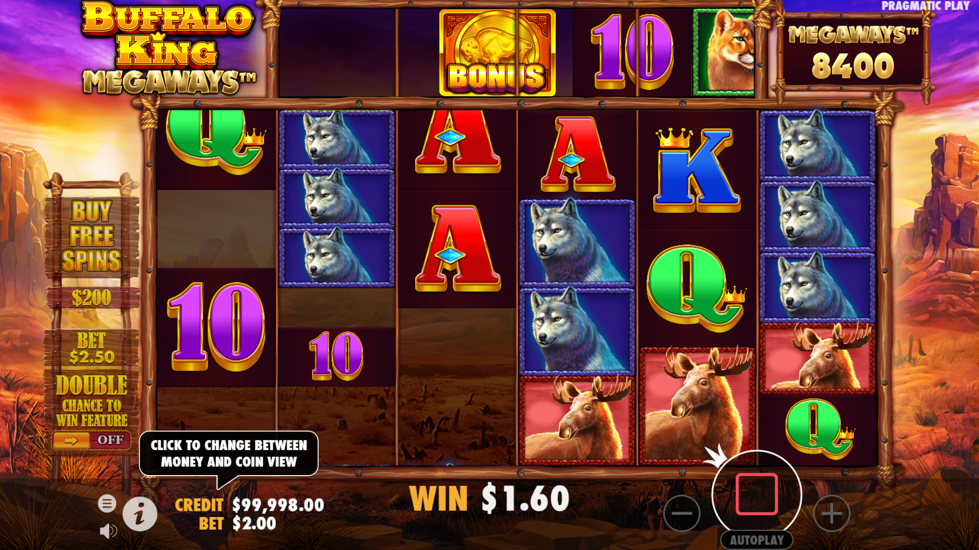 Buffalo King Megaways Slot game