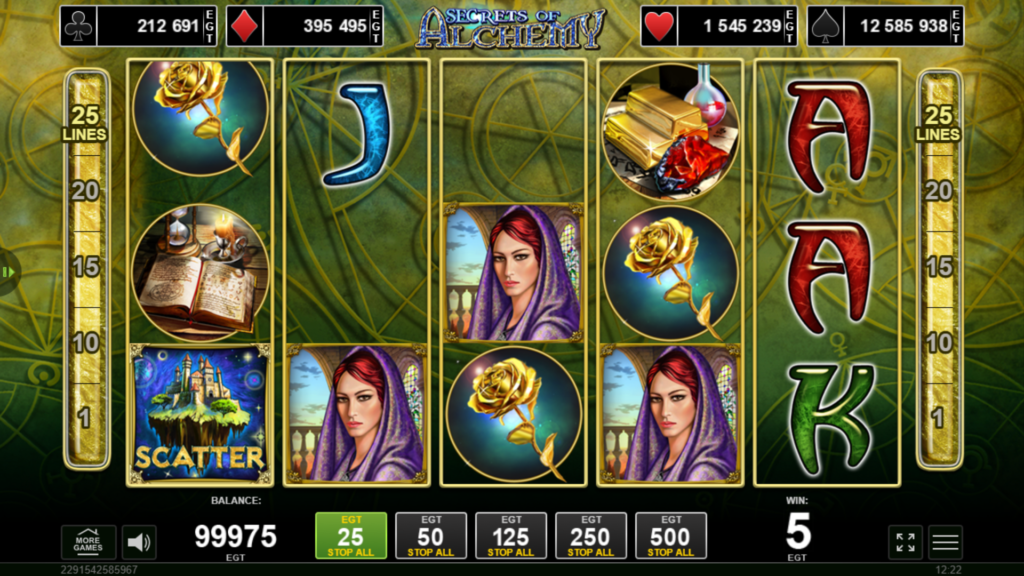 Secrets of Alchemy Slot Game