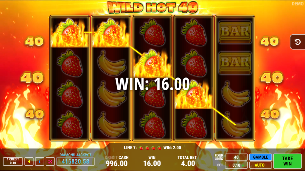 Wild Hot 40 Slot Game