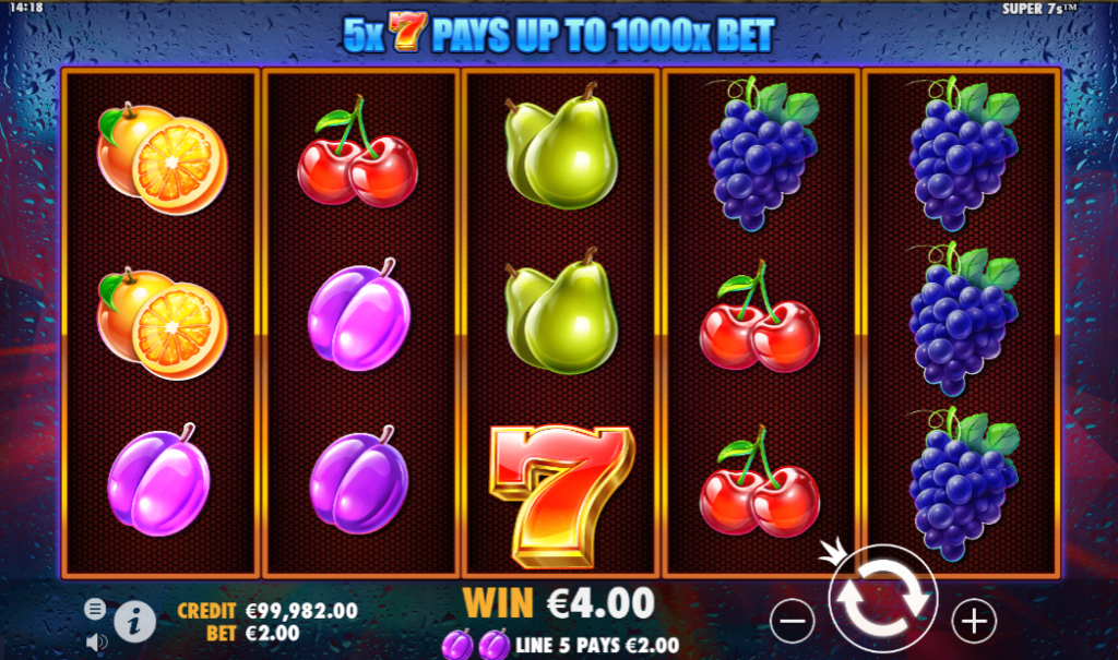 Super 7s Slot Game