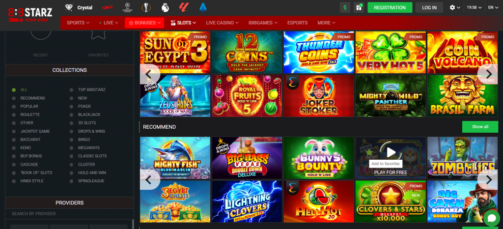 888starz Casino Tanzania slot games